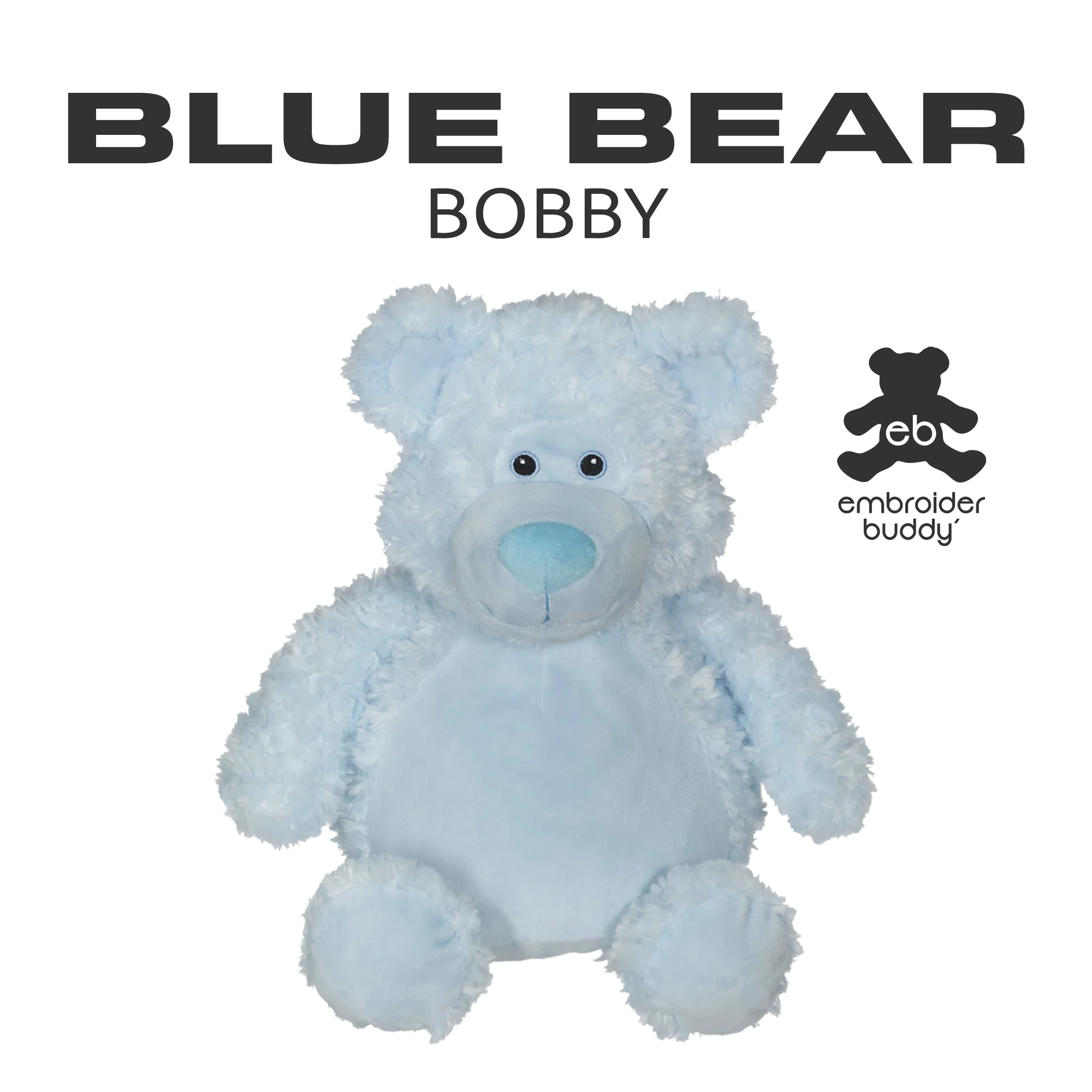 Embroider Buddy, Blue Bear