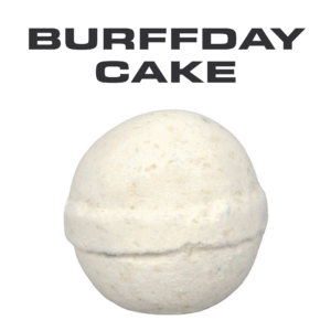 MMM&M Bath Bombs Burffday Cake