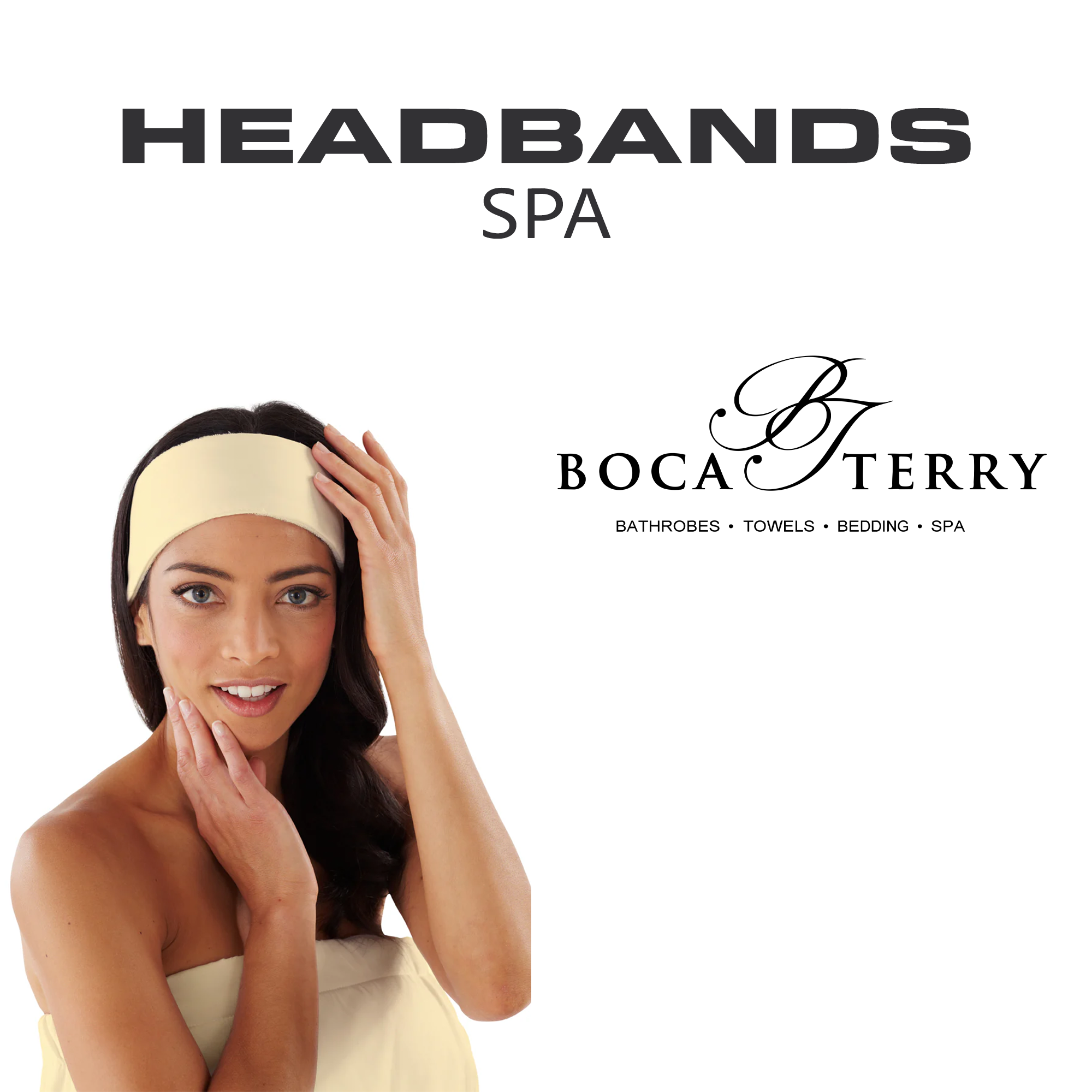 Boca Terry Spa Headbands