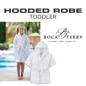 Boca Terry Hooded Robes Toddler