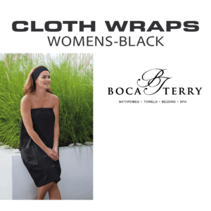Boca Terry Wraps Womens Black