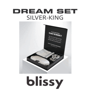 Blissy Beauty King Dream Set Silver