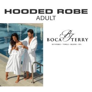 Boca Terry Hooded Robes Adult