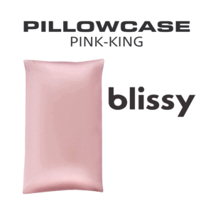 Blissy Beauty Silk Pillowcase Pink King