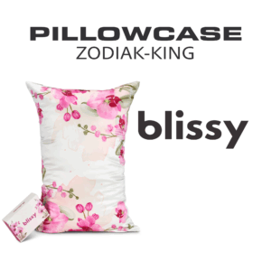 Blissy Beauty Silk Pillowcase Zodiac Flower King